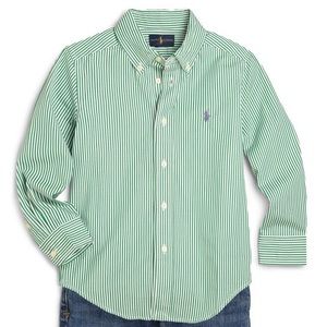 Etro Milano Men's Green Button Up Striped Shirt 42
